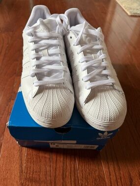 adidas Blue Superstar Shoe Box